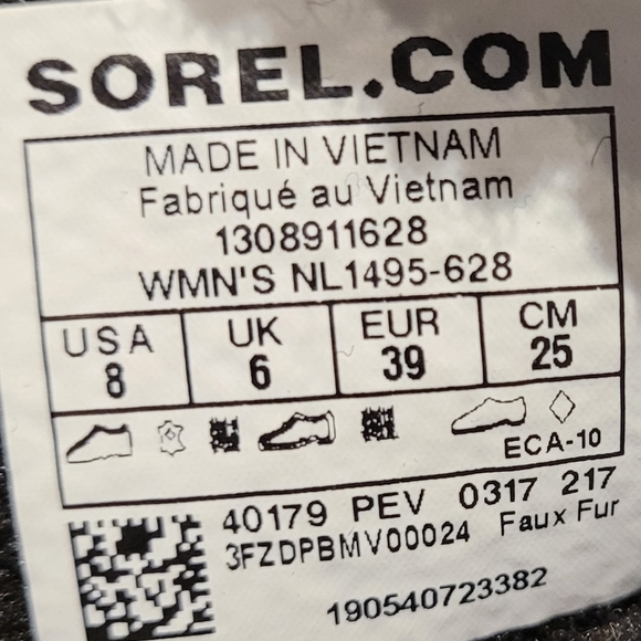 New EUC Sorel Grizzly Bear Snow Boots 8 - Picture 5 of 7